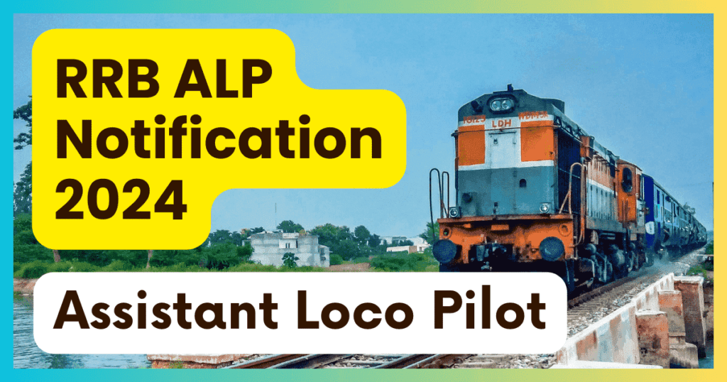 RRB ALP Notification 2024 Pdf Download