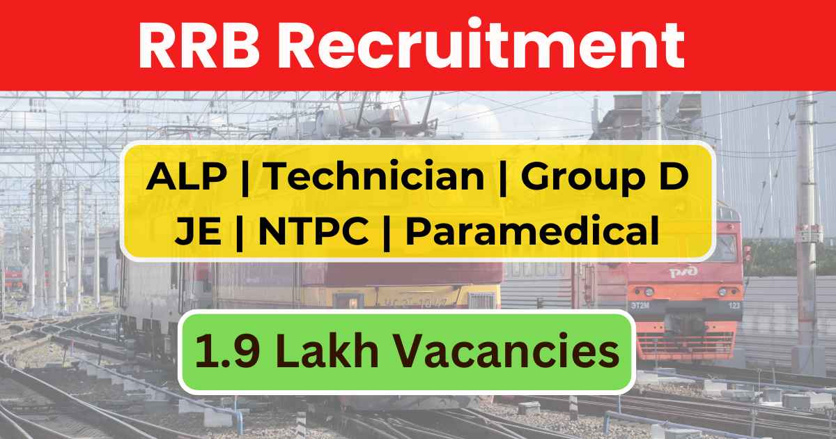 RRB Recruitment 2024 Notification