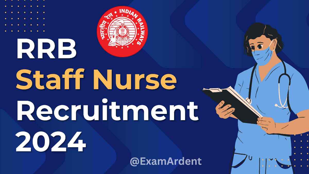 RRB Staff Nurse Recruitment 2024